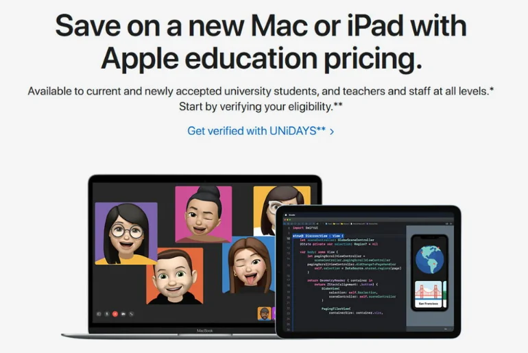 Apple Discount for Students